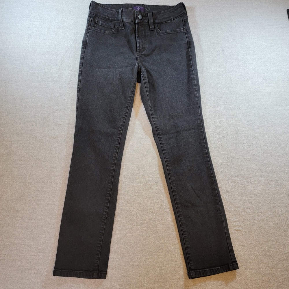 "Not Your Daughters Jeans" Lift-Tuck Technology Women 4P Black Excellent